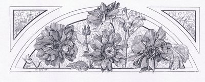 Flower Designs, from The Magazine of Art 1893, Cassell and Company, 1893 by English School
