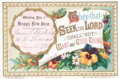 Flowers and Psalm by English School