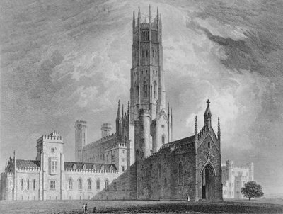 Fonthill Abbey from the north-west, from Graphic and Literary Illustrations of Fonthill Abbey by John Britton, 1823 by English School