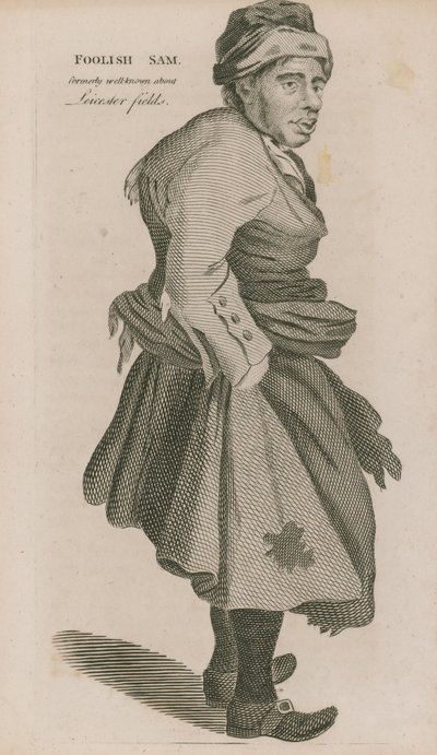 Foolish Sam, Formerly Well-Known About Leicester Fields by English School