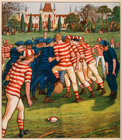 Football, from British Sports and Games by English School