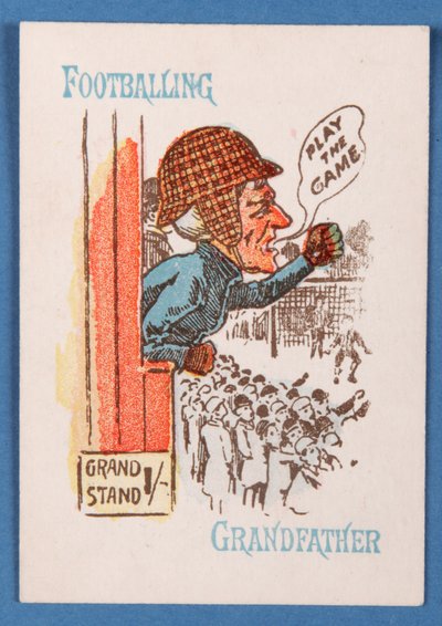 Footballing Grandfather, from the Happy Families card game, c.1890-1900 by English School