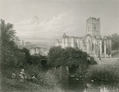 Fountains Abbey by English School