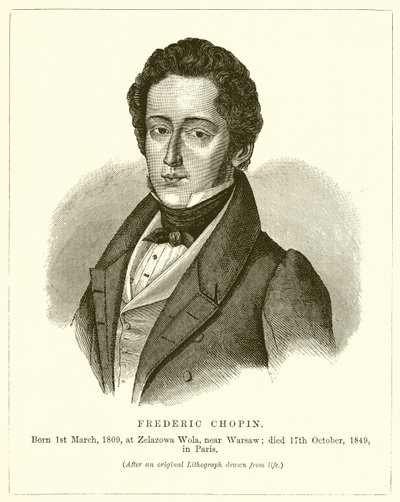 Frederic Chopin by English School