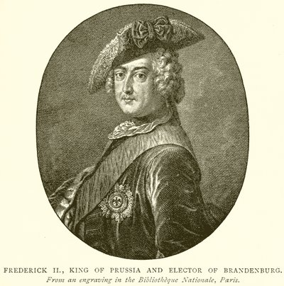 Frederick II, King of Prussia and Elector of Brandenburg by English School