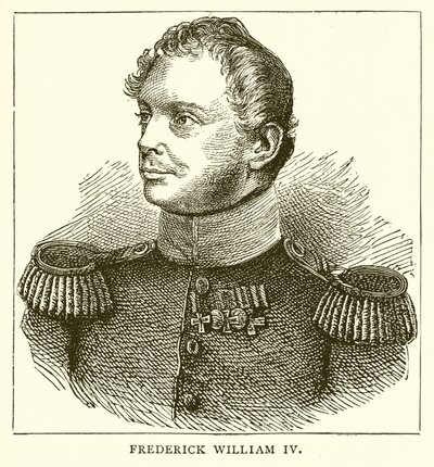 Frederick William IV by English School