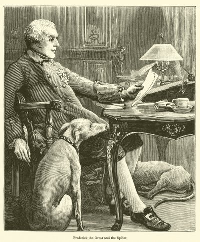 Frederick the Great and the Spider by English School
