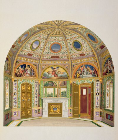 Fresco Decoration in the Summer House of Buckingham Palace, from The Decorations of the Garden Pavilion in the Grounds of Buckingham Palace by Ludwig Gruner and Anna Brownell Jameson by English School