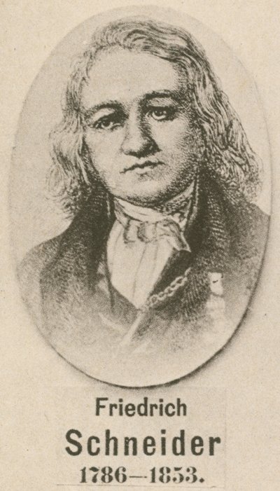 Friedrich Schneider by English School