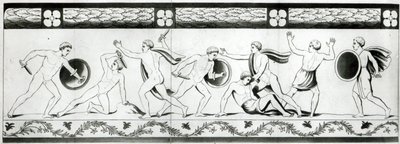 Frieze on the Pillar of the Grotta del Cardinale by English School