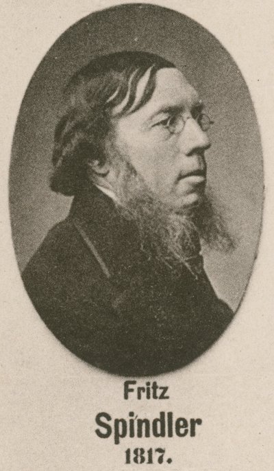 Fritz Spindler (engraving) by English School