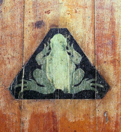 Frog, marking the site of Faraday