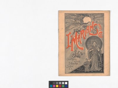Front cover of a wholesale catalogue published by I. Marians & Co. by English School