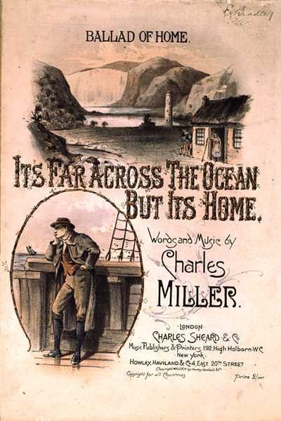 Front cover of the music score for 