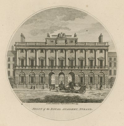 Front of the Royal Academy, Strand by English School