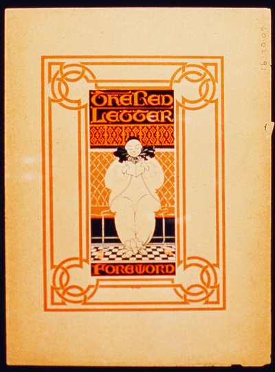 Frontispiece for One Red Letter by English School