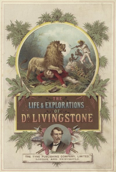 Frontispiece for The Life and Explorations of David Livingstone by English School