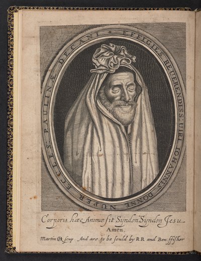 Frontispiece from Deaths Duell by John Donne by English School