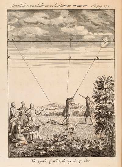 Frontispiece from The Method of Fluxons and Infinite Series by Isaac Newton, London, 1736 by English School