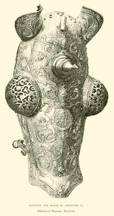 Frontlet for Horse of Christian II by English School