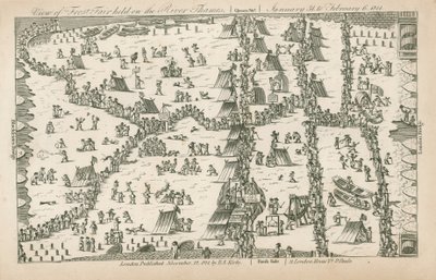 Frost Fair of 1814 by English School