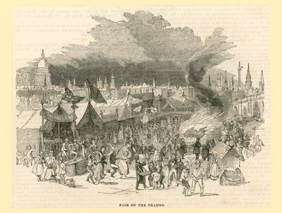 Frost Fair of 1814 by English School