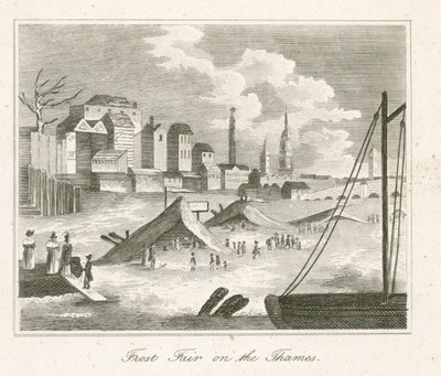 Frost Fair on the Thames by English School