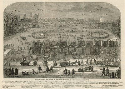 Frost Fair Upon the Thames by English School