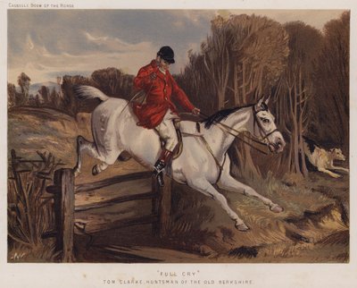 Full Cry, Tom Clarke, Huntsman of the Old Berkshire by English School