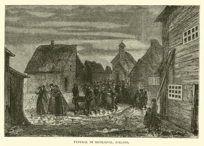 Funeral in Reykjavik, Iceland by English School