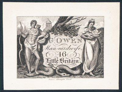 G Owen, Man-midwife by English School