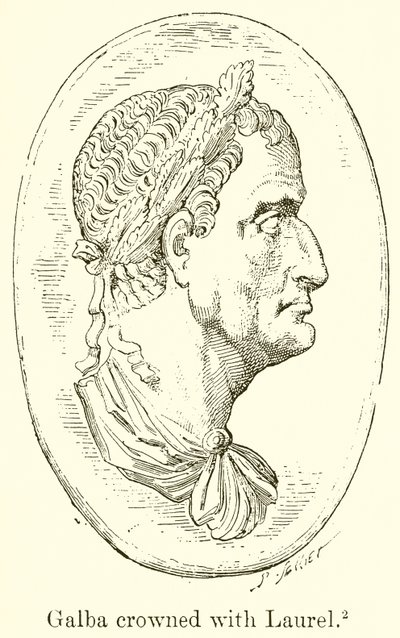 Galba Crowned with Laurel by English School