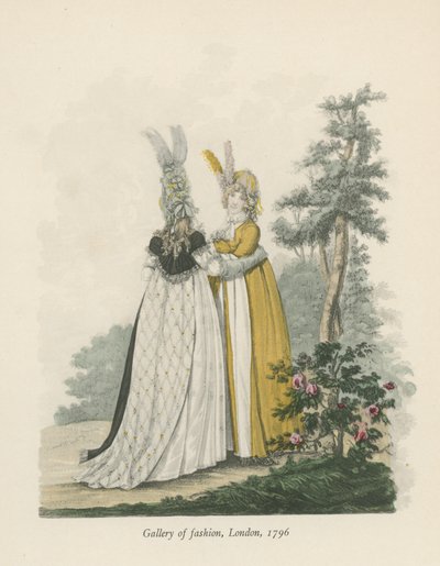 Gallery of Fashion, London, 1796 by English School