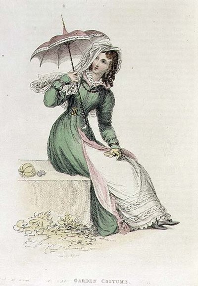 Garden Costume, Fashion Plate from Ackermann