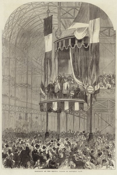Garibaldi at the Crystal Palace on Saturday Last by English School