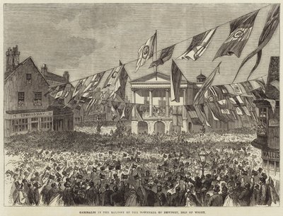 Garibaldi in England by English School
