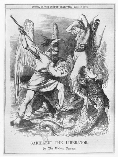 Garibaldi the Liberator, or The Modern Perseus, from 