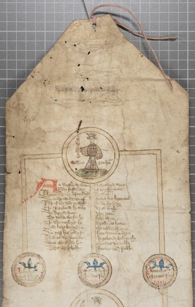 Genealogical Roll of the Kings of England, c.1440-79 by English School