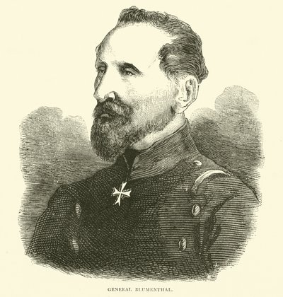 General Blumenthal, November 1870 by English School
