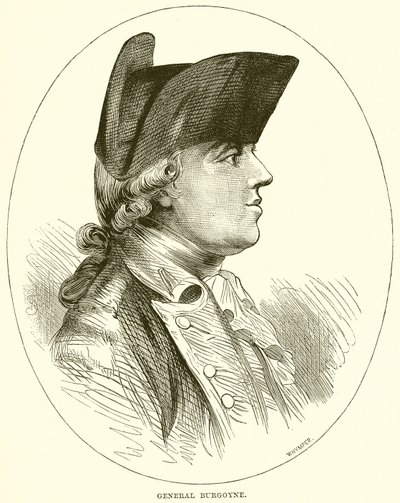 General Burgoyne by English School