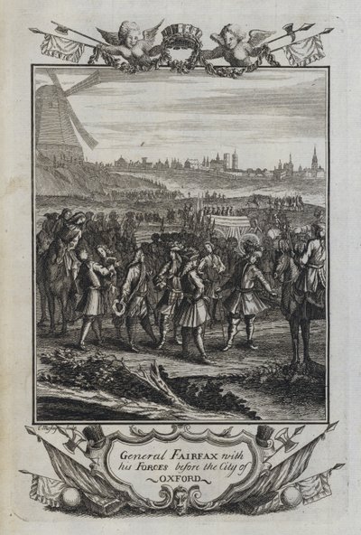 General Fairfax with his Forces before the City of Oxford by English School