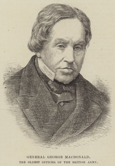General George MacDonald, the Oldest Officer of the British Army by English School