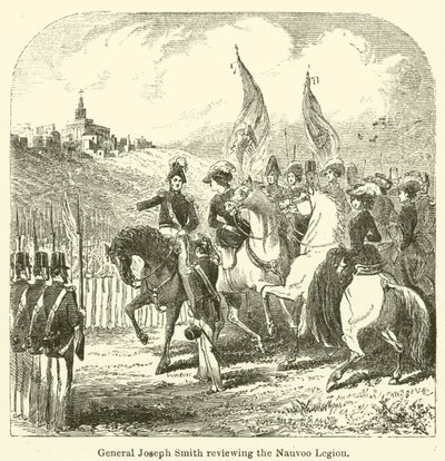 General Joseph Smith Reviewing the Nauvoo Legion by English School