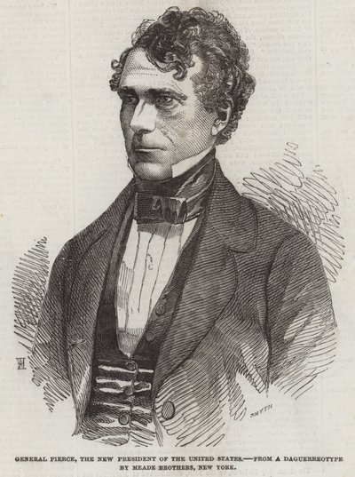 General Pierce, the New President of the United States by English School