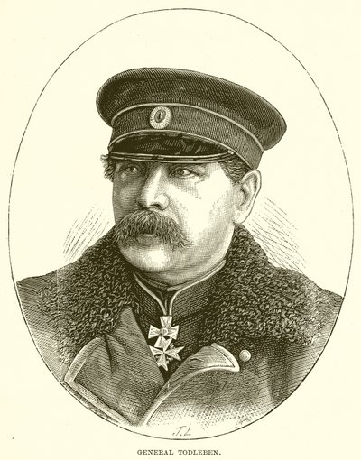 General Todleben by English School