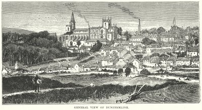 General View of Dunfermline by English School