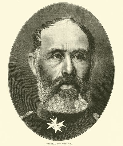 General Von Wittich, October 1870 by English School
