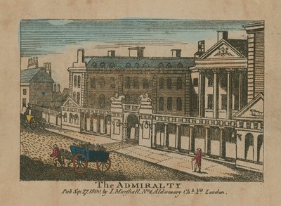 General View of The Admiralty by English School