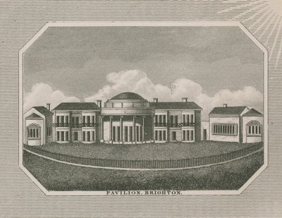General View of the Royal Pavilion Estate by English School
