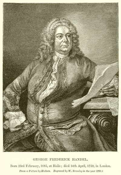 George Frederick Handel by English School